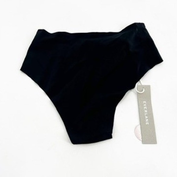 NWT Everlane The High-Rise Hipster UndiesBottom XXS Black Renew - Picture 1 of 3